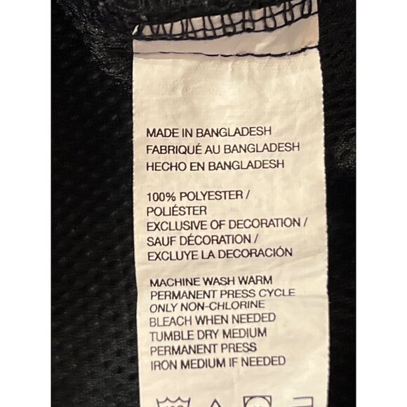 Izod Performx Mens Flat Front Black Shorts Size 38 Polyester Blend Stretch Fabri - Picture 8 of 8